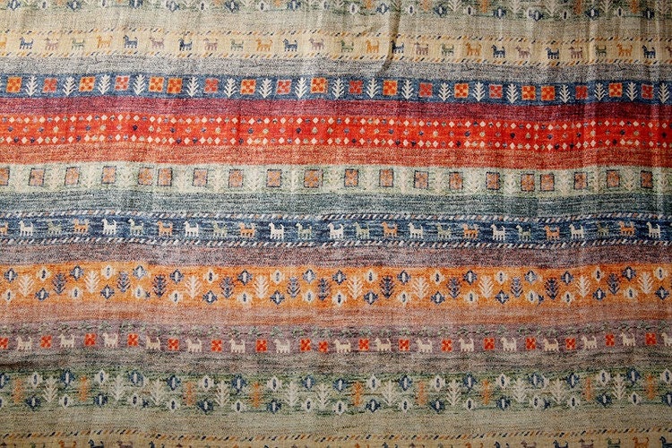 Printed Ramie Fabric: Asian Ethnic Style, Upholstery & Costume (57"W)
