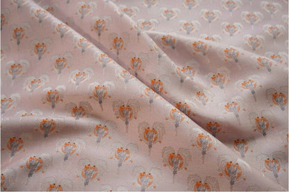 Tissu brocart rose ange : 150 cm de large, tissu de décoration pour costumes, vendu au mètre