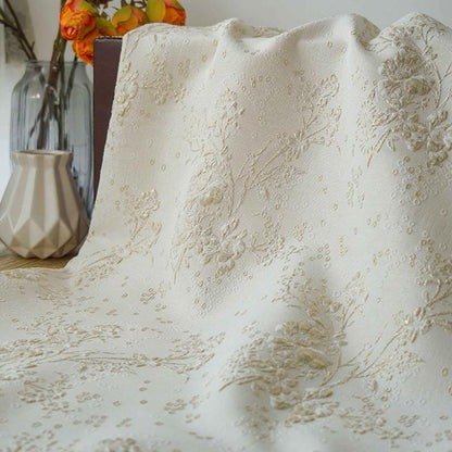 Gold Foil 3D Texture Fabric: Irregular Grain Upholstery Material
