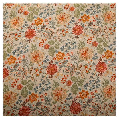 Tissu Tencel Ramie à motifs floraux : Matière première pour robes, châles et décorations - Vendu au mètre