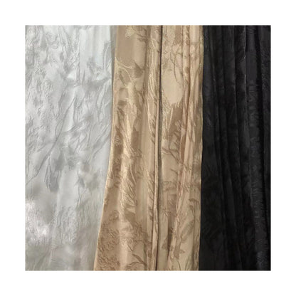 Cotton Rayon Jacquard Damask Fabric, Rattan Flower, 59" Wide, Sewing by the Meter
