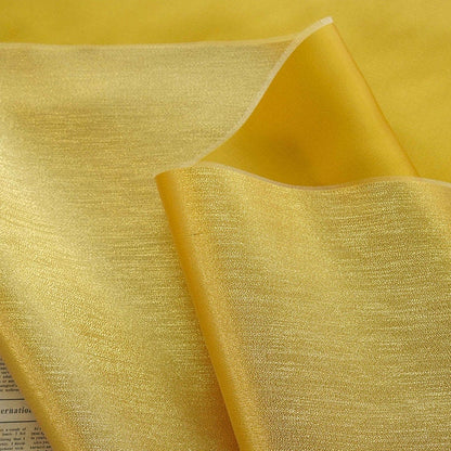 Gold Brocade Fabric: 59"W Japanese Nishijin Woven Rayon