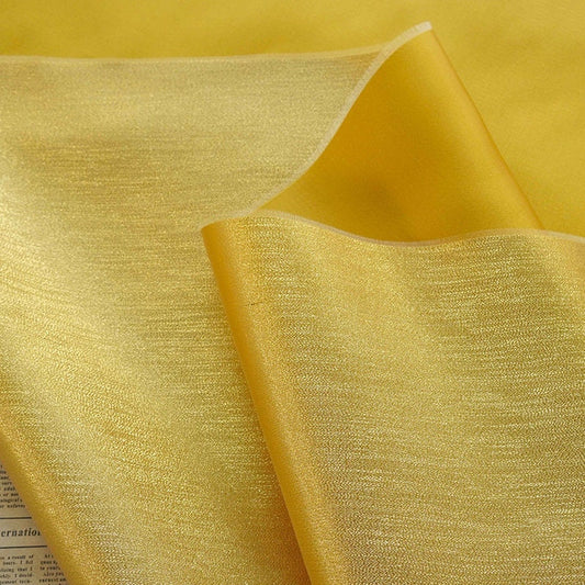 Tissu brocart doré : rayonne tissée japonaise Nishijin de 150 cm de large