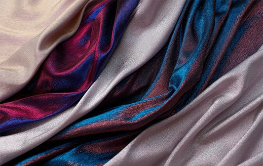 Tissu polyester Symphony 57 po L : matériau de couture bicolore décoloré