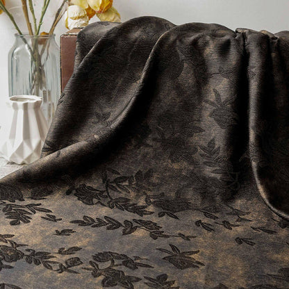 Embossed Floral Jacquard Brocade Fabric | Vintage Damask, 63"W