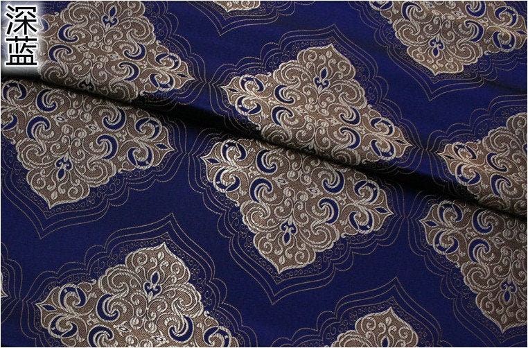 Damask Brocade Fabric: Chinese Style Tibetan Robe Material