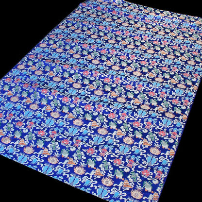 Pisces Fish Brocade Fabric: 58"W Chinese Rayon Sewing Material