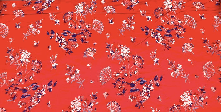 Ginseng Flower Damask Brocade Fabric: 59" Wide Silk Rayon Blend