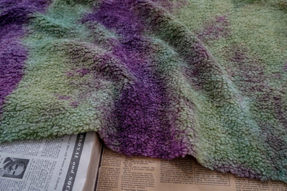 Lamb Velvet Plush Fabric: Rainbow Upholstery, Cosplay, Costume - 56" Wide