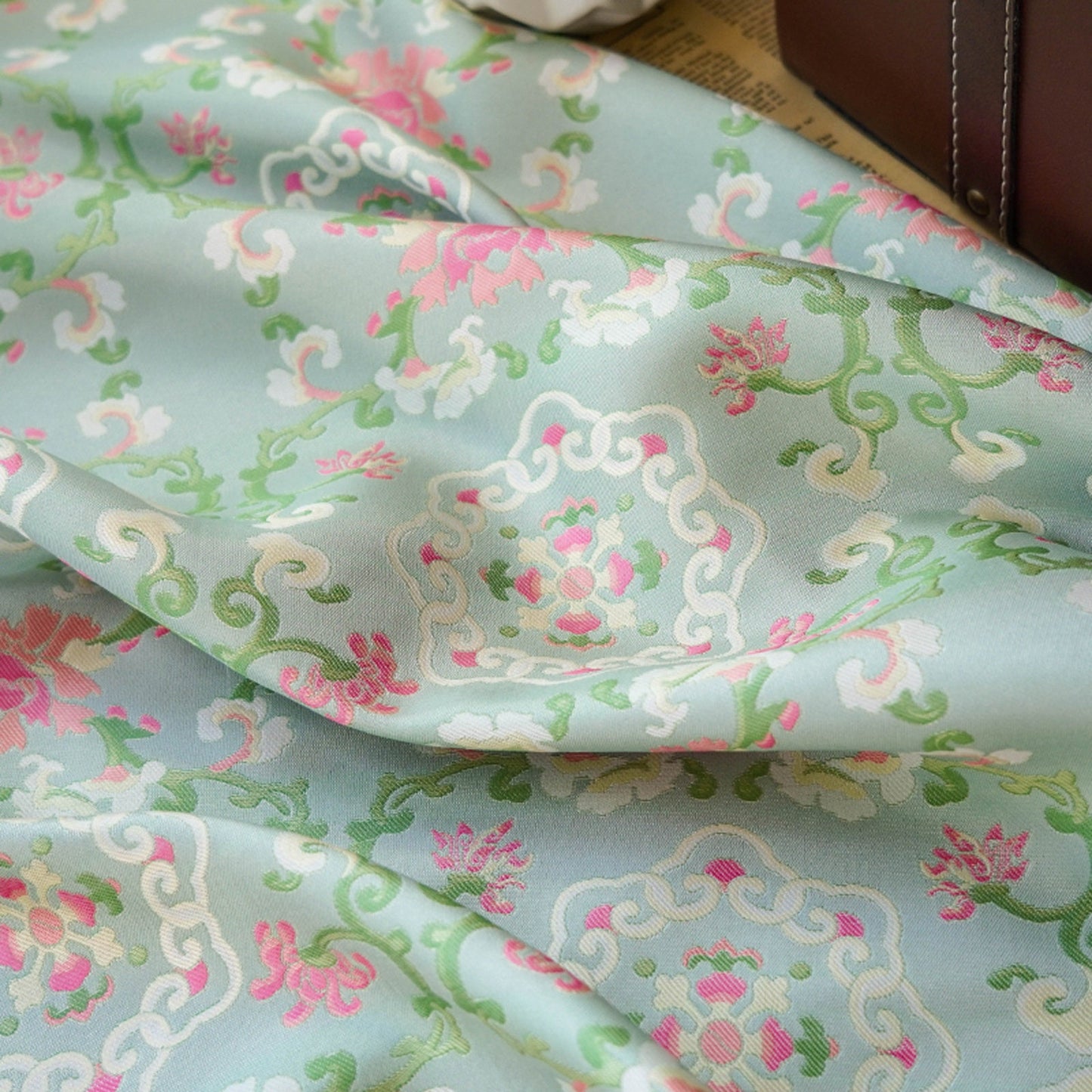 Dunhuang Baoxiang Brocade Fabric: Floral Upholstery, Costume, Drapery