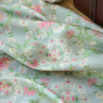 Dunhuang Baoxiang Brocade Fabric: Floral Upholstery, Costume, Drapery