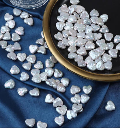 Baroque Heart Freshwater Pearl Beads: Iridescent DIY Jewelry Making