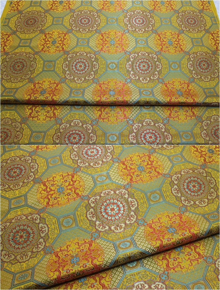 Plum Dragon Brocade Fabric: 29.5"W Bohemia Wall Decor