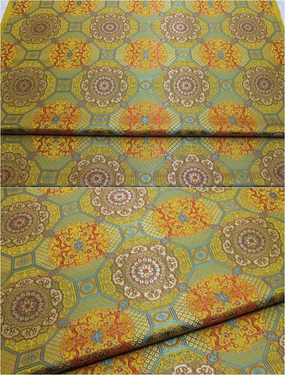 Plum Dragon Brocade Fabric: 29.5"W Bohemia Wall Decor