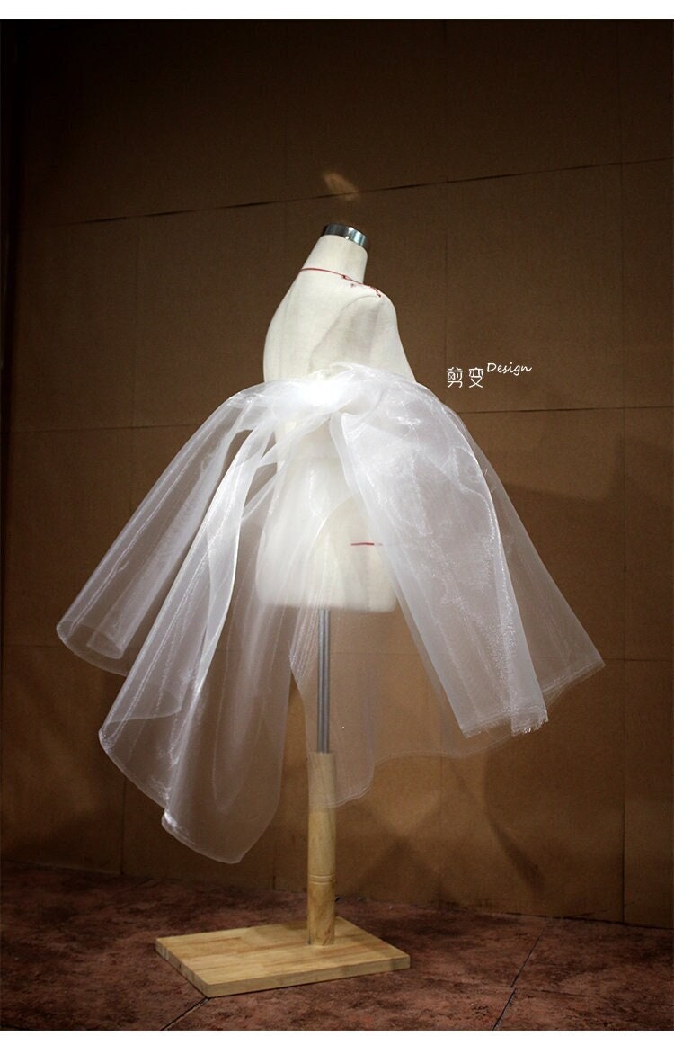 Stiffened Nylon Fabric: See-Through Modeling Material, 53" Wide