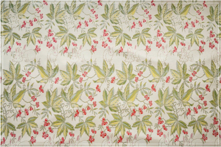 Gold Thread Jacquard Fabric: Green 3D Designer Sewing Fabric - 55" W