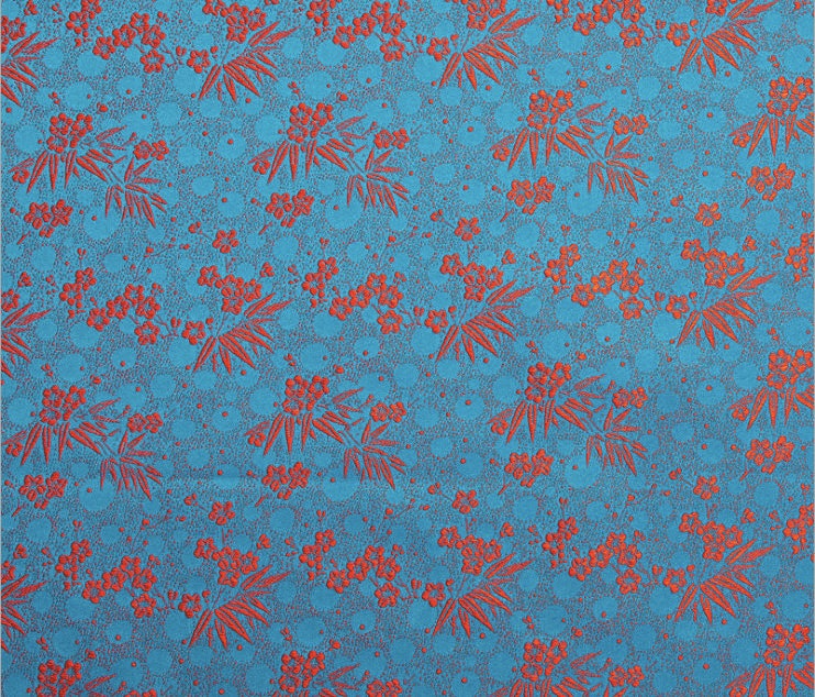 Cherry Blossom Brocade Fabric: Bamboo Jacquard, Renaissance Sewing, Upholstery (by the Meter)