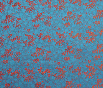 Cherry Blossom Brocade Fabric: Bamboo Jacquard, Renaissance Sewing, Upholstery (by the Meter)