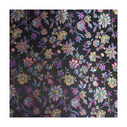 Tissu brocart jacquard à motif floral : tissu d’ameublement gaufré, 150 cm de large