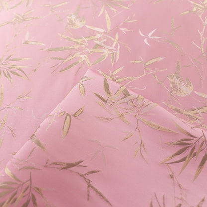 Tissu brocart de bambou : mélange soie-rayonne de 150 cm, pour ameublement de costumes