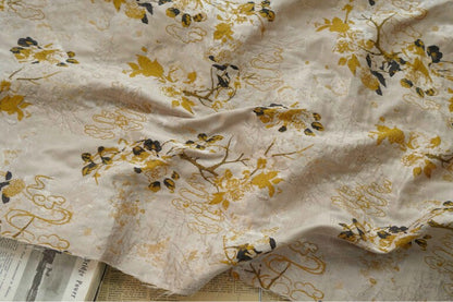 Cloud Jacquard Fabric: 3D Relief Polyester Nylon Blend, 55" Wide