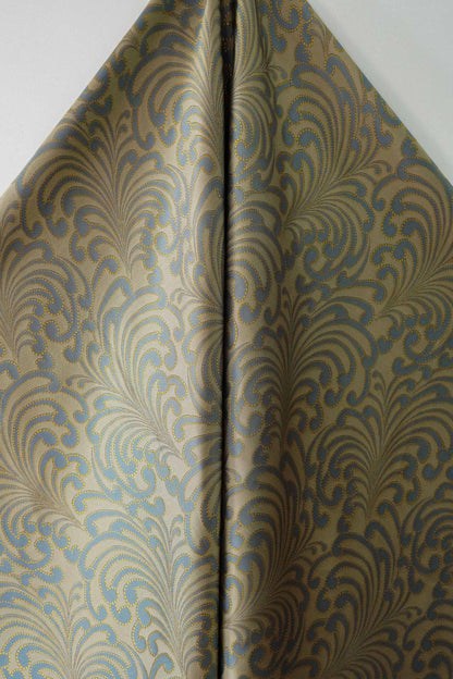 Jacquard Woven Fabric: 3D Bird Feather Embossed Upholstery, Costume, Sewing - 60"W