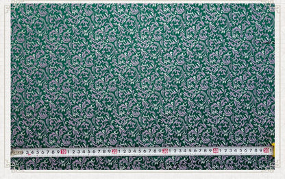 Feather Flower Silk Brocade Fabric - 29.5" Wide