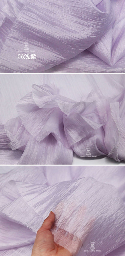 Shiny Rayon Fabric: Lightweight Pearlescent Material, 59" Wide