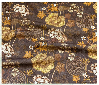 Gold Leaf Dream Tencel Ramie Fabric: Dressmaking, Upholstery, Costume - 59" Wide