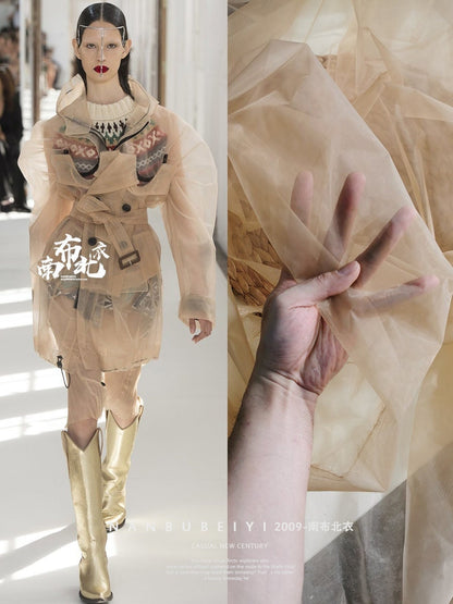 Stiff Organza Fabric: 59" Wide Designer Material