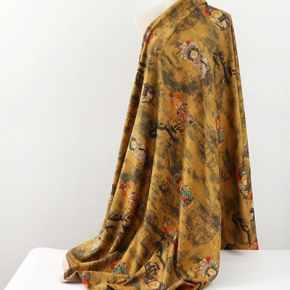 Tissu suédé en polyester : costume, ameublement, décoration - 170 cm de large