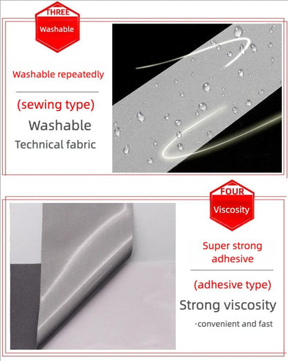 Reflective Silver Luminous Fabric: High Visibility Safety Material