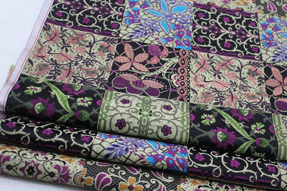 Patchwork Brocade Fabric: Mongolian Tibetan Gown Material, 29"W