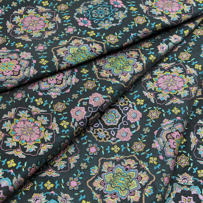 Tissu brocart DunHuang Baoxiang : 59 po de large, pour costumes tibétains