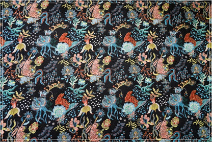 Gold Thread Jacquard Fabric: 3D Floral Upholstery, Quilting - 50"W