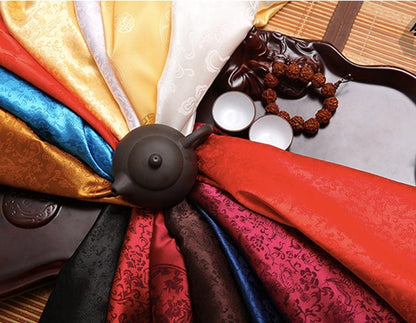 Dragon Jacquard Satin Fabric: 47" Wide Chinese Cosplay Costume Material