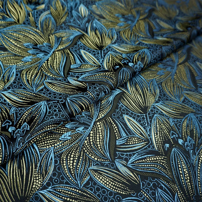 Lily Brocade Fabric: 45" Wide Silk Satin Hanfu Cosplay