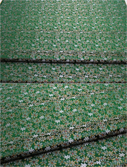 Tissu brocart de soie à motif marguerite : tissu de mariage chinois