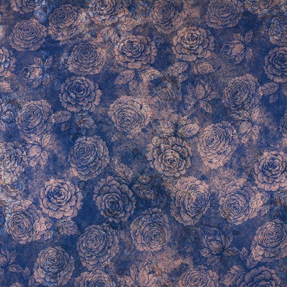 Tissu en rayonne et soie à motif floral rose - Textile imprimé doux, 140 cm de large