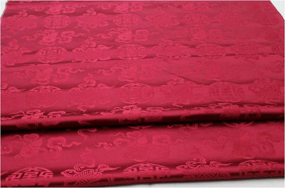 Brocade Fabric: Mongolian Style Jacquard Silk Rayon Blend