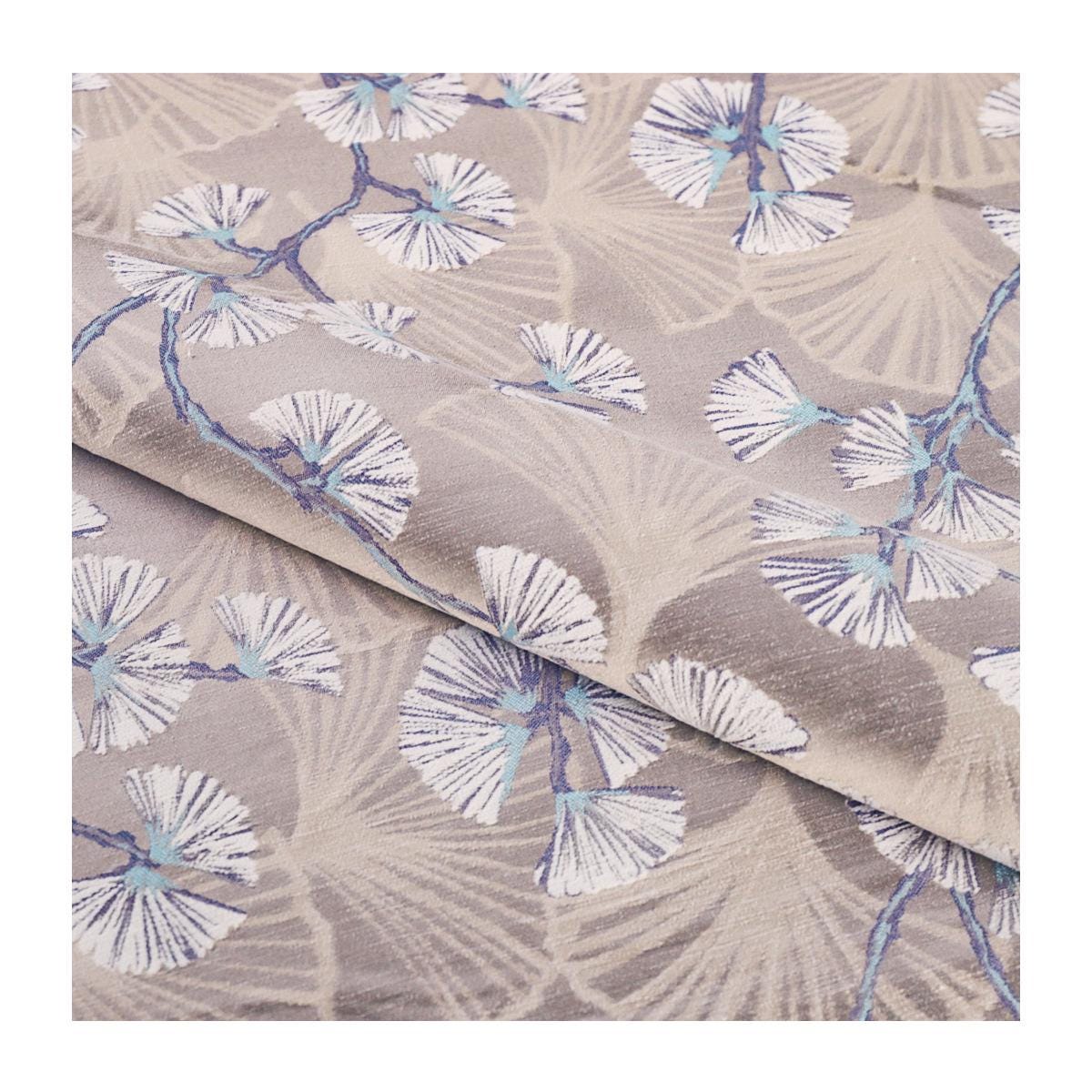 Phlox Flower Brocade Fabric: 59"W Chinese Upholstery Sewing Material