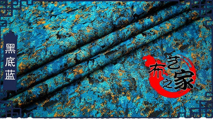 Tissu brocart pour peinture à l'huile : matériau de couture pour ameublement chinois de 89 cm de large