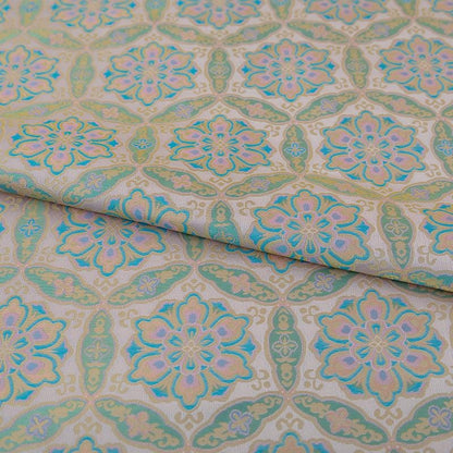 Tissu de brocart de soie Song Dunhuang : Tissu pour robe cheongsam tibétaine, 150 cm de large