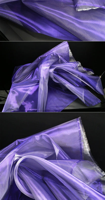 Metallic Two-Tone Stiff Organza Fabric - 54" Wide - Designer Crafts