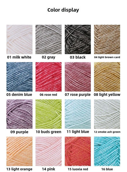 Spray Yarn: Cotton Acrylic Blend for Knitting & Crochet - 50g Ball