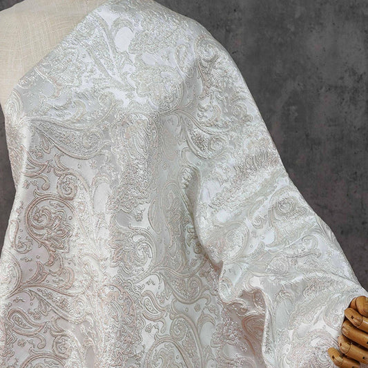Tissu jacquard cachemire 3D en relief européen - Textile décoratif pour la décoration intérieure - Large