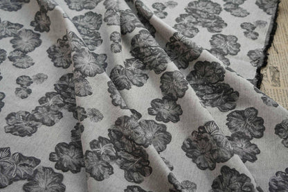 Floral Japanese Cotton Fabric: Soft Kimono Upholstery Drapery (55"W)