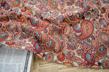 Palace Paisley Jacquard Fabric: Autumn Upholstery & Sewing, 59"W