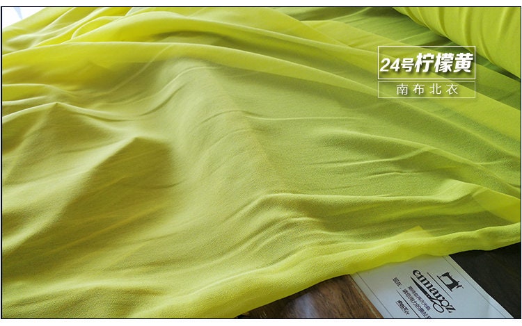 Soft Chiffon Fabric: 59" Wide Sheer Drape for Wedding & Events