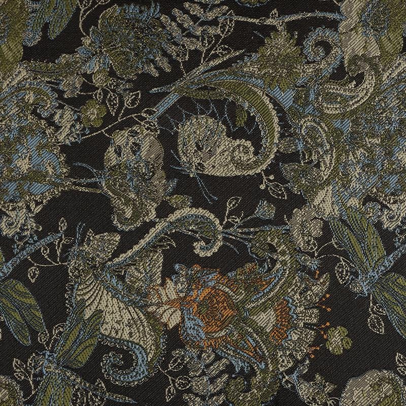 Embossed Palace Jacquard Fabric: 55"W Rayon Damask, Costume & Decor